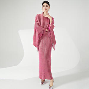 PY Designer Unique Dresses Suit <b>Royal</b> Sister Style Solid Casual Ankle Loose Shawl <b>Tops</b> Two Piece Set Women Clothing - Product Image 6