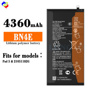 Baterai iPad Pintar untuk BN4E 3.87V 4360mAh Baterai Ion Lithium-ion Isi Ulang untuk Xiaomi Pad 5 21051182G - Product Image 1