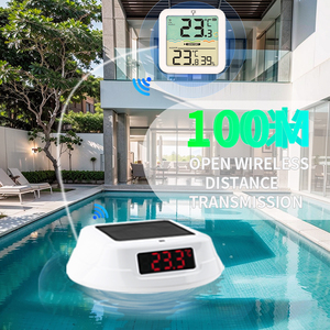 Thermomètre flottant sans fil à LED RVB à énergie solaire IP68 330ft CE à <span class=keywords><strong>distance</strong></span> Matériau plastique à usage domestique - Product Image 5