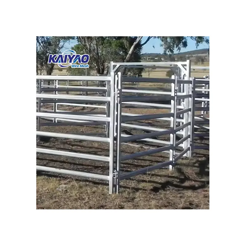 Tampas de postes de cerca de metal revestidas a pó para gado galvanizado ecológico rolos de malha para cercas de fazenda e veados com nós fixos seguros