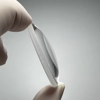 Lentille convexe Plano en verre optique de taille personnalisée lentille de collimateur à revêtement EFL AR asphérique lentille en verre optique