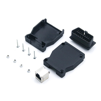 Conector OBD, Convertidor OBDII, Adaptador OBD2 de 16 Pines para Diagnóstico Automotriz, RJ45 a J1962 para BMW Enet Ethernet ESYS ICOM Coding