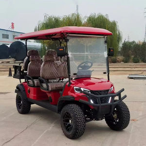 Voiturette de golf électrique 6 places, 4 roues motrices, prix abordable, buggy électrique pour terrains non publics - Product Image 1