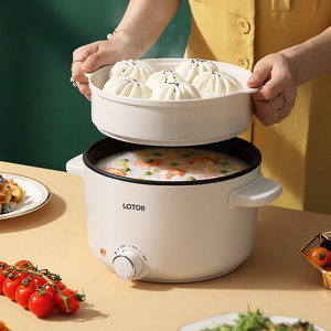 <span class=keywords><strong>Pot</strong></span> de cuisson antiadhésif électrique portable idéal pour les nouilles Ramen <span class=keywords><strong>Hot</strong></span> <span class=keywords><strong>Pot</strong></span> et Steamer Utilisation - Product Image 2