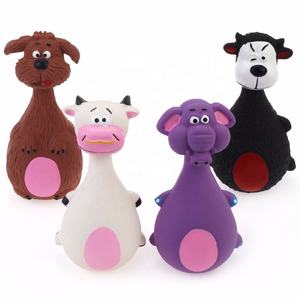 Cane da compagnia cigolante in lattice di gomma all'ingrosso gioco da masticare cane innovativo per animali domestici - Product Image 3