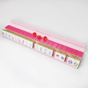 Empujador de Mahjong Americano de Madera Natural, Regla de Mahjong de 16.9 Pulgadas, Empujador de Mahjong de Madera Silencioso y Antideslizante, Mahjong Premium - Product Image 2