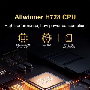 <span class=keywords><strong>TV</strong></span> Box Inteligente Mortal T9 con Chip Allwinner H728 2025, Android 14, WIFI 6, 8K HD, Compatible con BT5.4, Streaming Doméstico, Hecho en China - Product Image 4