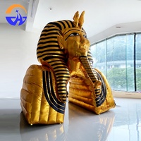 Pyramide égyptienne gonflable en tissu Oxford renforcé de 3 m de long, modèle de bâtiment de divertissement publicitaire Chenghuang Stomized