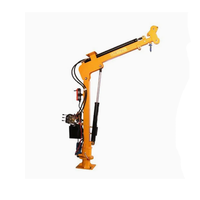 Mini camión eléctrico hidráulico de 1 tonelada/Tractor, polipasto marino, grúa plegable de elevación, nueva condición, Material metálico para venta al por menor