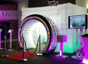 เต็นท์ถ่ายรูปเป่าลม 3 ประตู ขนาด 10x10 ฟุต แบบพกพา พร้อมไฟ LED ปรับแต่งได้ มีจำหน่าย - Product Image 4