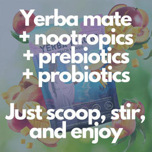 Té <span class=keywords><strong>Instant</strong></span>áneo en Polvo OEM Yerba <span class=keywords><strong>Magic</strong></span> con Nootrópicos, Té de Yerba Mate para el Apoyo Inmunológico - Product Image 2