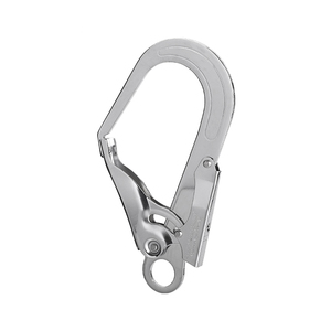 Mousqueton en acier robuste <span class=keywords><strong>à</strong></span> ouverture de 60 mm - 25 kN, protection contre les chutes, pour l'escalade et le sauvetage - Product Image 3