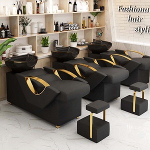 Shampooing Lit Salon De Beauté Dédié Massage Lit Chaise Moderne Simple Coiffure Flush Lit En Gros - Product Image 2