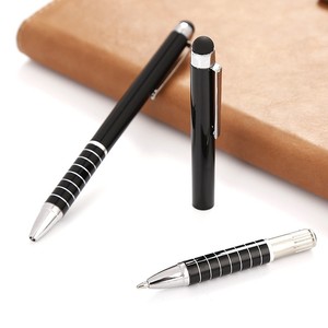 Novedad, bolígrafo táctil de metal promocional barato con logotipo, lápiz táctil Stylus 2 en 1 - Product Image 4
