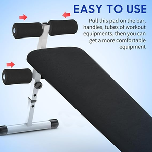 Almohadillas de Repuesto para Rodillos de Espuma de Longitud Personalizable para Banco de Extensión de Piernas, Mesa de Inversión y Varios Equipos de Gimnasio - Product Image 2