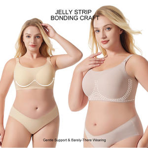 カスタムビッグバストマタニティブラ、プラスサイズフルカバー快適ワイヤレスジェリー授乳ブラ、妊婦・授乳中の女性向け - Product Image 2