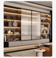 Barre lumineuse LED ultra-mince à encastrer sous l'armoire, éclairage à 45 degrés pour vitrine, armoire, placard