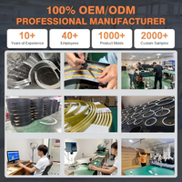 Plafonnier LED Circulaire Incurvé 6000K 2700K avec Gradation DALI, en Alliage d'Aluminium, Montage en Saillie ou en Encastré