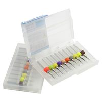 Jeu de micro-forets pour circuits imprimés RUIMENG, en carbure de tungstène, non revêtus, à tige droite, 0,1 mm à 1,0 mm, pour machines de gravure CNC
