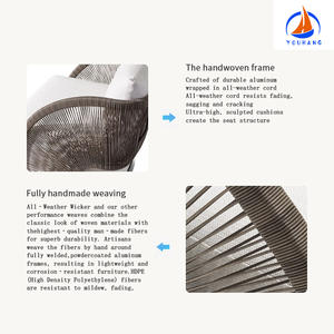 فناء حديقة فاخر قابل للتخصيص من فوشان ، مقاوم للماء 4 قطع مستعملة لتخليص الحديقة - Product Image 2