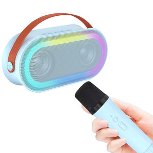 P6, portátil, inalámbrico, RGB, luces LED, fiesta, <span class=keywords><strong>canciones</strong></span> de música cristiana con máquina de Karaoke para cantar en casa, micrófonos, Mini sistema de altavoz - Product Image 1