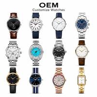 Montre à quartz de luxe pour femmes, boîtier rectangulaire, mouvement japonais, bracelet en cuir minimaliste rétro