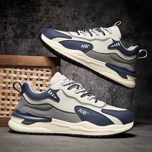 Baskets décontractées pour hommes, style urbain, plateforme, pour la marche et le voyage, à lacets, pour l'automne - Product Image 3