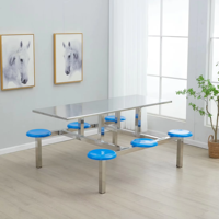 Meilleur prix 201/304 acier inoxydable et table de nourriture de restaurant pour les meubles de salle à manger ou l'utilisation d'hôpital