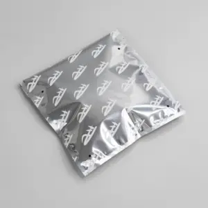 Bolsas de revestimiento de espuma de papel de aluminio Sobres con aislamiento metálico Logotipo personalizado Sobres con sellado automático de plata con aislamiento térmico