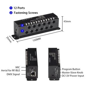 Motore Luminoso a LED Bianco a 12 Porte da 12W con Animazione, Controllo tramite App Mobile, Sorgente Luminosa a Fibra Ottica Effetto Stelle Cadenti per Soffitti Stellati - Product Image 2