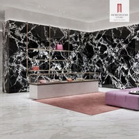 Dalles de pierre frittée de haute qualité, marbre artificiel moderne, 20 mm, pour revêtement mural extérieur et intérieur, idéal pour salles de bain et centres commerciaux