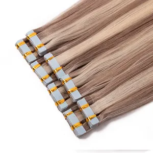 Unprocessed Wholesale Human Hair Vendors Textured Tape In Extensions Remy Virgin Human Hair Extens