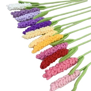 Bouquet Artigianale in Crochet a Forma di Spiga d'Orzo, Regalo Creativo per Laurea, Natale, Pasqua, per la Migliore Amica - Product Image 1