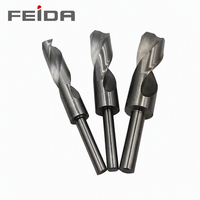 Foret hélicoïdal Feida en acier rapide 1/2'' à queue réduite pour perçage de métaux haute performance