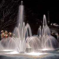 Fontaines d'eau flottantes décoratives Water Faery pour jardin, lac, extérieur, hôtel, villa, ambiance nocturne