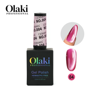 Vernis Gel UV Effet Œil de Chat Magnétique 15ml, Ultra-Brillant et Transparent, Sans Irritant, Conforme aux Normes Cosmétiques Européennes