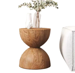 Panca Decorativa in <span class=keywords><strong>Legno</strong></span> Massello a Forma <span class=keywords><strong>di</strong></span> Tronco d'Albero, Stile Nordico Moderno e Minimalista, <span class=keywords><strong>Tavolino</strong></span> da Caffè/<span class=keywords><strong>Tavolino</strong></span> Laterale - Product Image 1