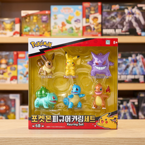 Set de Llaveros de Plástico Coreanos con Figuras de Pokémon, 6 Tipos, Llavero de Anime para Niños, Colgante Coleccionable para Bolsos, Mini Figura - Product Image 2