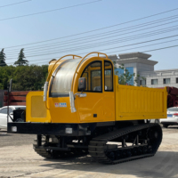 Mini-dumper chenillé de haute qualité, diesel, hydraulique, auto-chargeur, tout-terrain, avec chenilles en caoutchouc, pompe, moteur et engine OEM