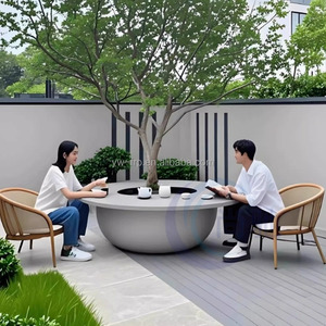 Jardinières et sièges <span class=keywords><strong>de</strong></span> loisirs sur mesure en PRV pour aménagements extérieurs, plantations d'arbres et parterres <span class=keywords><strong>de</strong></span> fleurs - Product Image 3