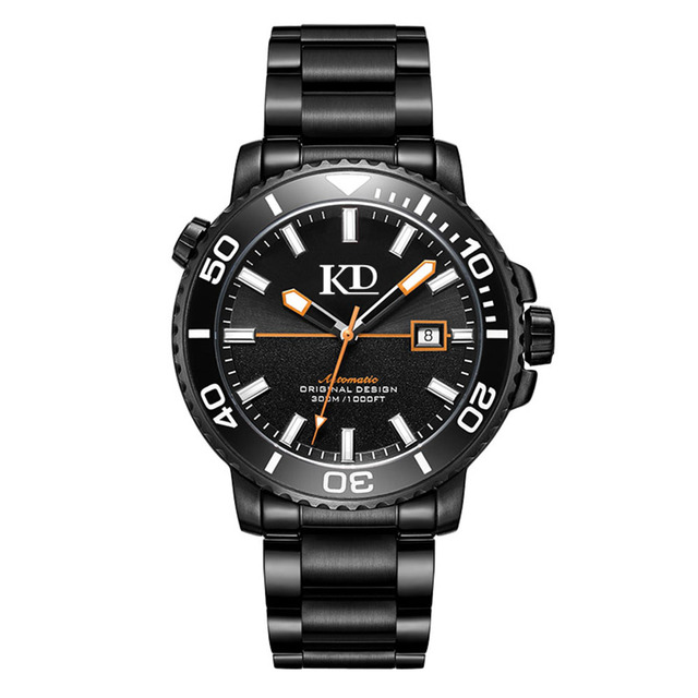 Luxury Men's Mechanical Watch From for Switzerland Classic Design Date Luminous Automatic Features Stainless Steel Band 22mm