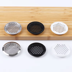 Vente en gros d'usine d'armoire en acier inoxydable Bouchon de trou d'aération Dissipation thermique Mesh Couverture décorative <span class=keywords><strong>Quincaillerie</strong></span> de <span class=keywords><strong>cuisine</strong></span> - Product Image 1