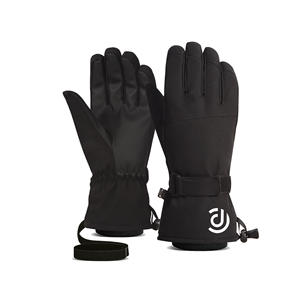 Guantes <span class=keywords><strong>de</strong></span> esquí <span class=keywords><strong>de</strong></span> invierno <span class=keywords><strong>de</strong></span> cinco dedos blancos para hombres y mujeres para <span class=keywords><strong>Amazon</strong></span> Stock Guantes deportivos cálidos para ciclismo al aire libre - Product Image 4
