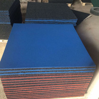 Revêtement de sol extérieur en caoutchouc 50*50cm Epdm