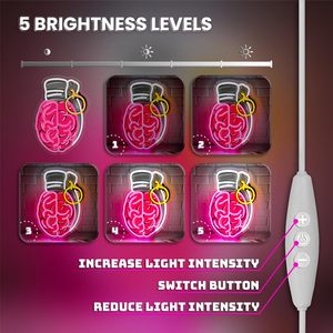 Letrero de Neón 'Brain Grenade', para Decoración de Pared, Luces de Neón para Sala de Juegos, Dormitorio, Bar, Cueva del Hombre, Oficina, Regalos Perfectos - Product Image 4