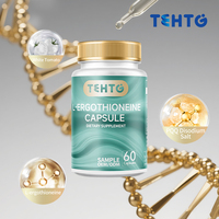 OEM ODM Vente Chaude - Personnalisable - Supplément d'Ergothionéine 30mg Pure à Base de Plantes L-Ergothionéine par Capsule Sans Vente au Détail