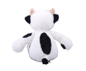 Peluche di mucca bianco nero seduta <span class=keywords><strong>animali</strong></span> di peluche realizzati in tessuto di <span class=keywords><strong>visone</strong></span> ricamato Technics in cotone tre dimensioni per alleviare lo Stress - Product Image 4