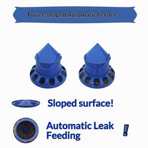 Comederos de Plástico para Aves de Corral, Dispensador de Alimentos para Palomas, Codornices, Gallinas y Periquitos, Comedero Automático para Pollos - Product Image 2