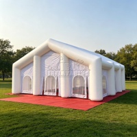 Carpa Inflable Blanca Comercial Grande, Carpa Inflable Impermeable para Eventos, Bodas, Fiestas, Exposiciones al Aire Libre, Alquiler
