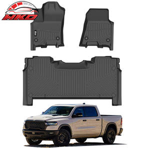 Fits <b>For</b> Ram 1500 Crew Cab 2025-2026 W/Rear Under-<b>Seat</b> <b>Storage</b> TPE Floor Mats Carpets 3D Molded Waterproof - Product Image 1